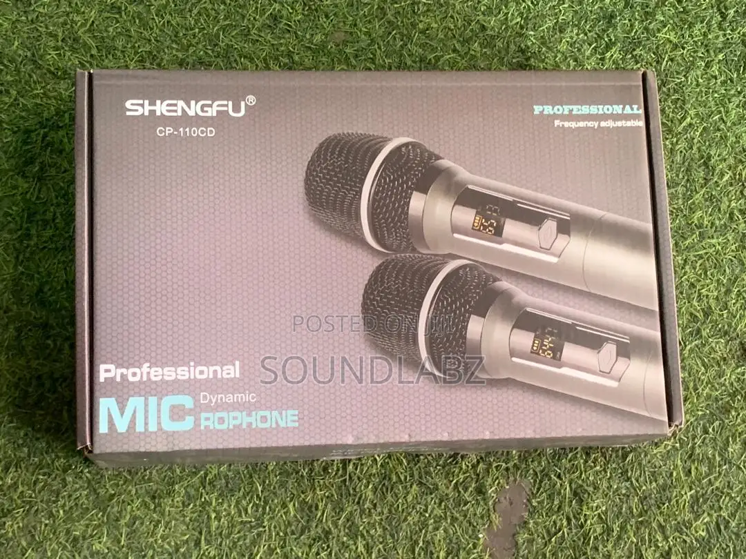 Shengfu CP-110CD Dual Profesional Dynamic Wireles Microphone