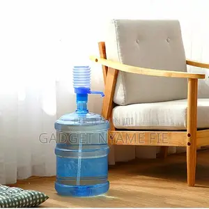 Manual Hand Press Water Dispenser Pump - Blue