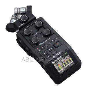 Zoom H6 All Black 6 Input Handy Recorder