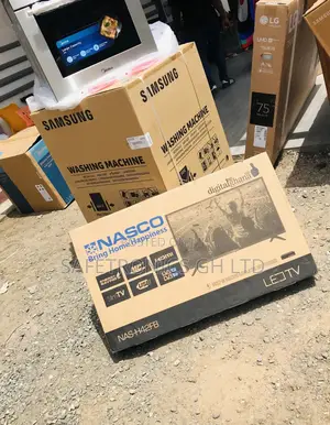 Nasco Glossy Led Black 42 Inches Electric Tv