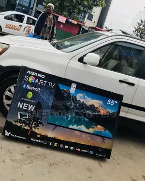 Smart UHD Black Glossy Asano 55 Inches Glossy Led Tv