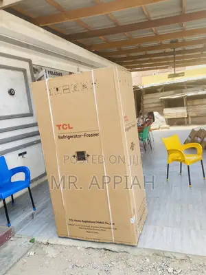 Durable TCL P520SBN Side by Side Electric Fridge(Gray).