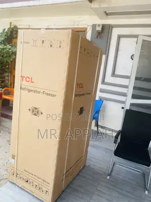 Affordable TCL P520SBN Side by Side Electric Fridge(Gray).