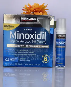 Kirkland Minoxidil Foam /Work Faster/ for Beard and Hairline