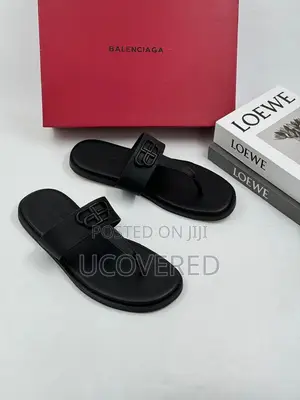 Balenciaga Real Leather Slippers