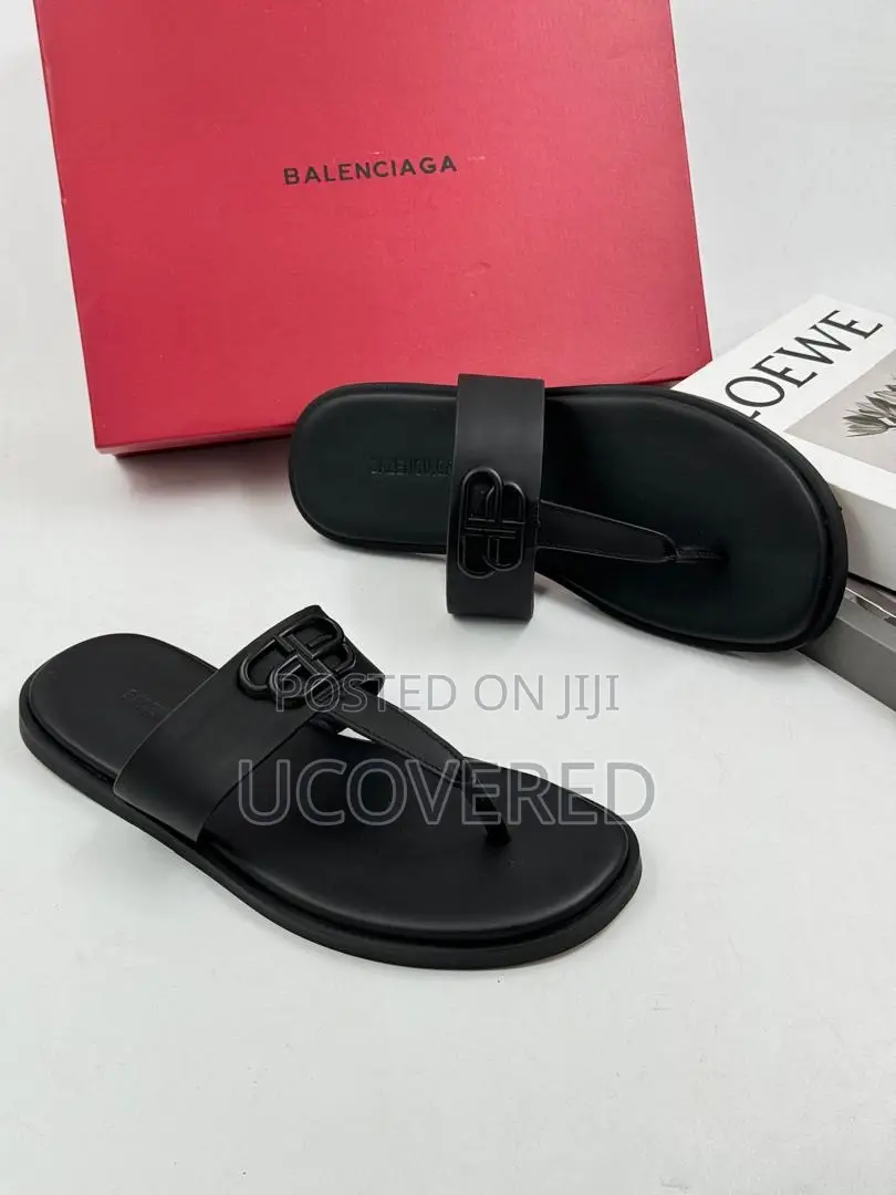 Balenciaga Real Leather Slippers