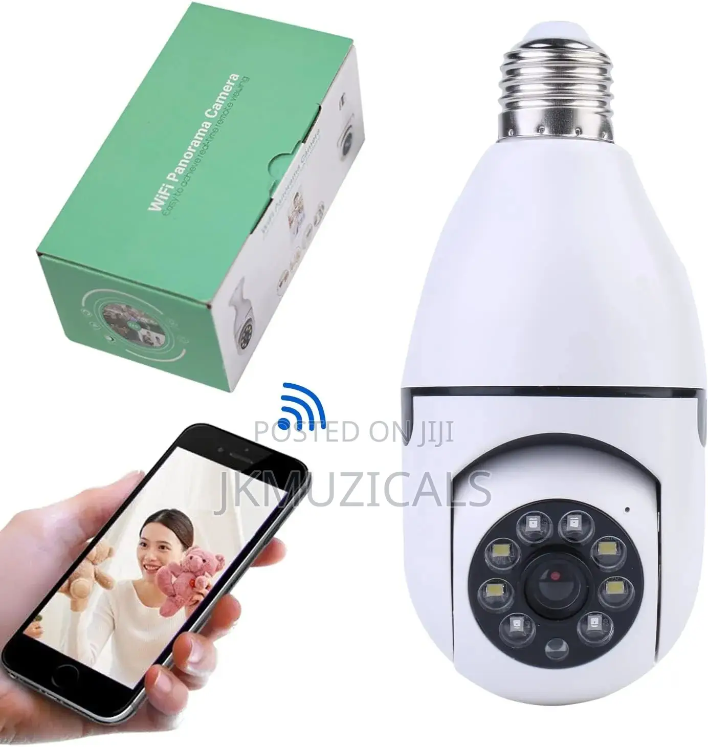 Camera Bulb_ Wifi Panorama Camera _ Security Camera