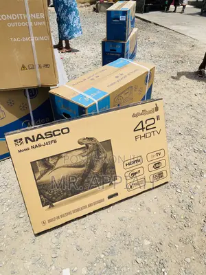 Authentic Nasco 42 Inch Digital Satellite Led Tv(Black).