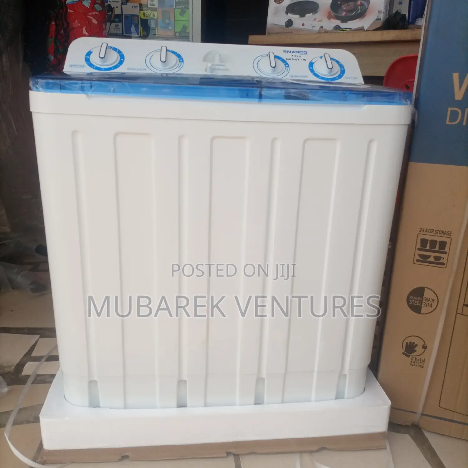 Nasco 7kg Twinload Washing Machines