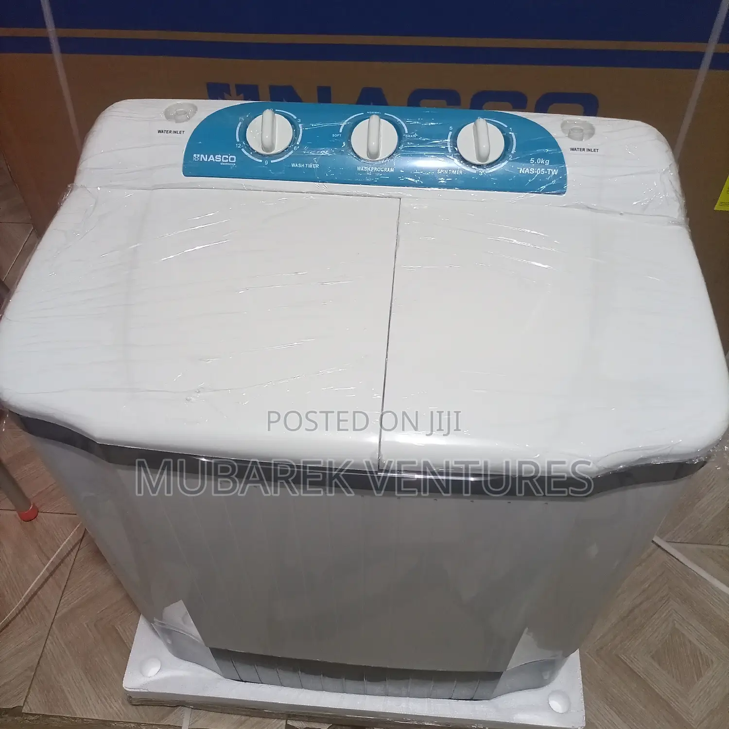 Nasco 5kg Twinload Washing Machine