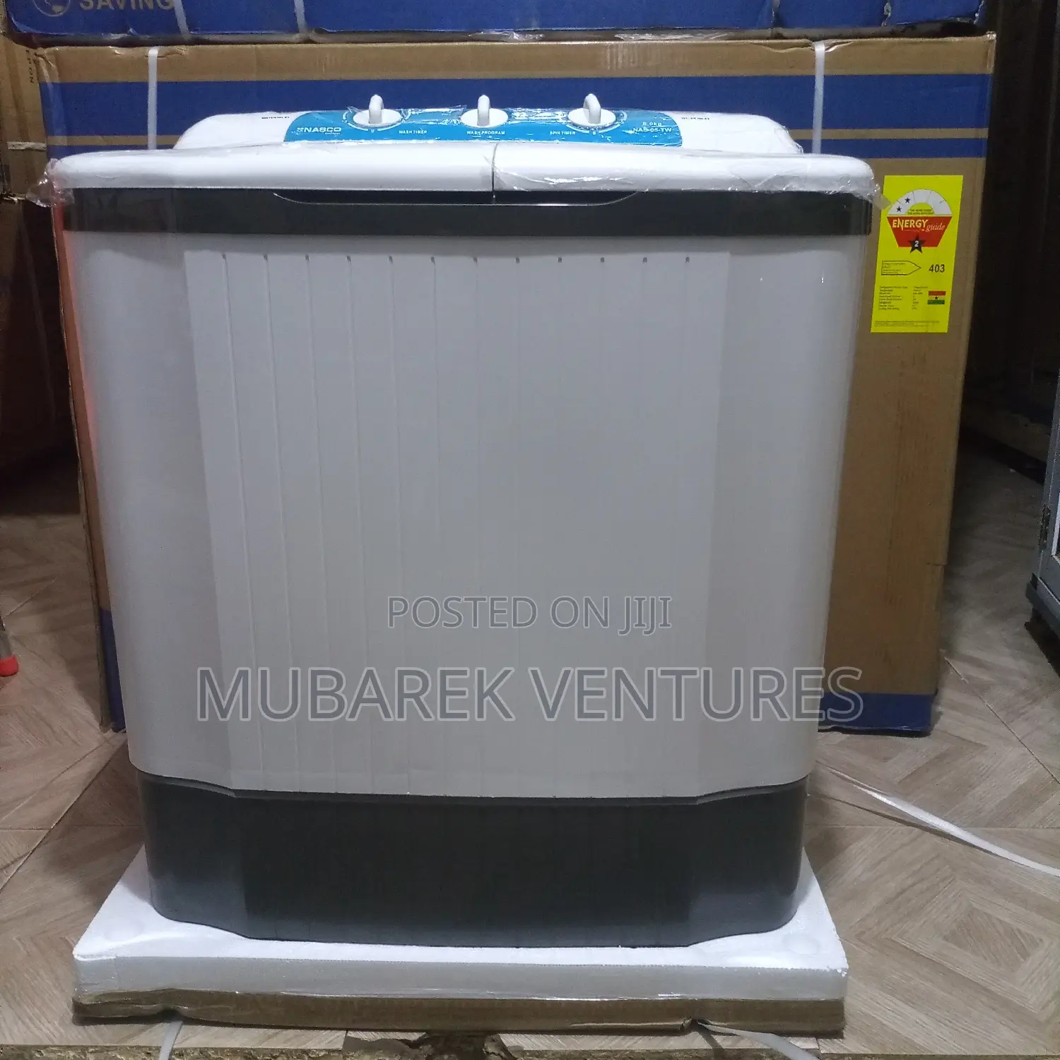 Nasco 5kg Twinload Washing Machine