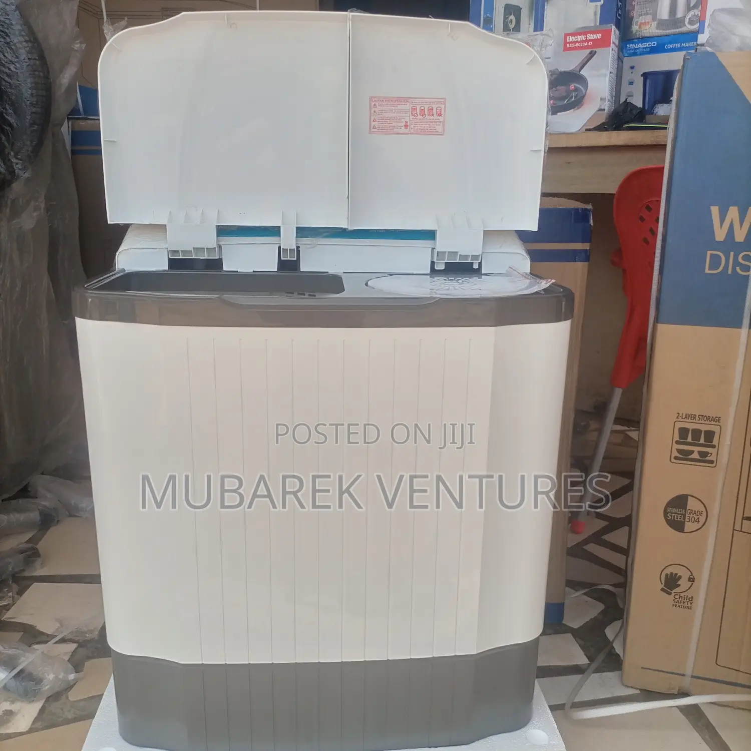Nasco 5kg Twinload Washing Machine