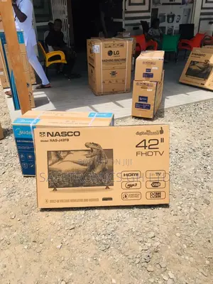 42 Inches Glossy Black Led Nasco Electric Digital Tv
