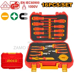 16 PCS Insulated Hand Tools Set - Hkith1601