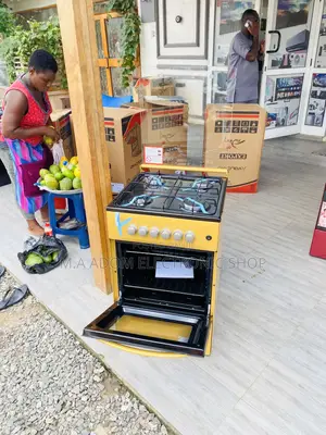 Durable Volcano 50x50 Oven and Grill 4 Gas Burner(Yellow).