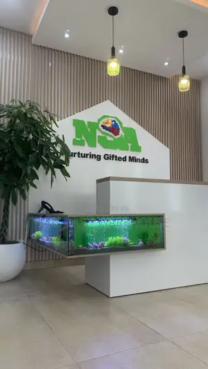 Nasa Counter Aquarium With Fishes