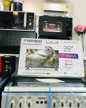 Smart Black 32 Inches Glossy Electric Nasco Led Tv