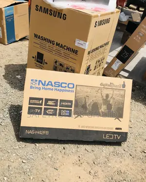 Digital 42 Inches Glossy Black Nasco Electric Satellite Tv