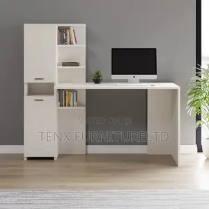 Desk / Computer Desk (Off White Colour) Alasto