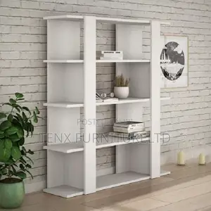 Amabilia 122cm H X 110cm Bookcase (OFF WHITE)