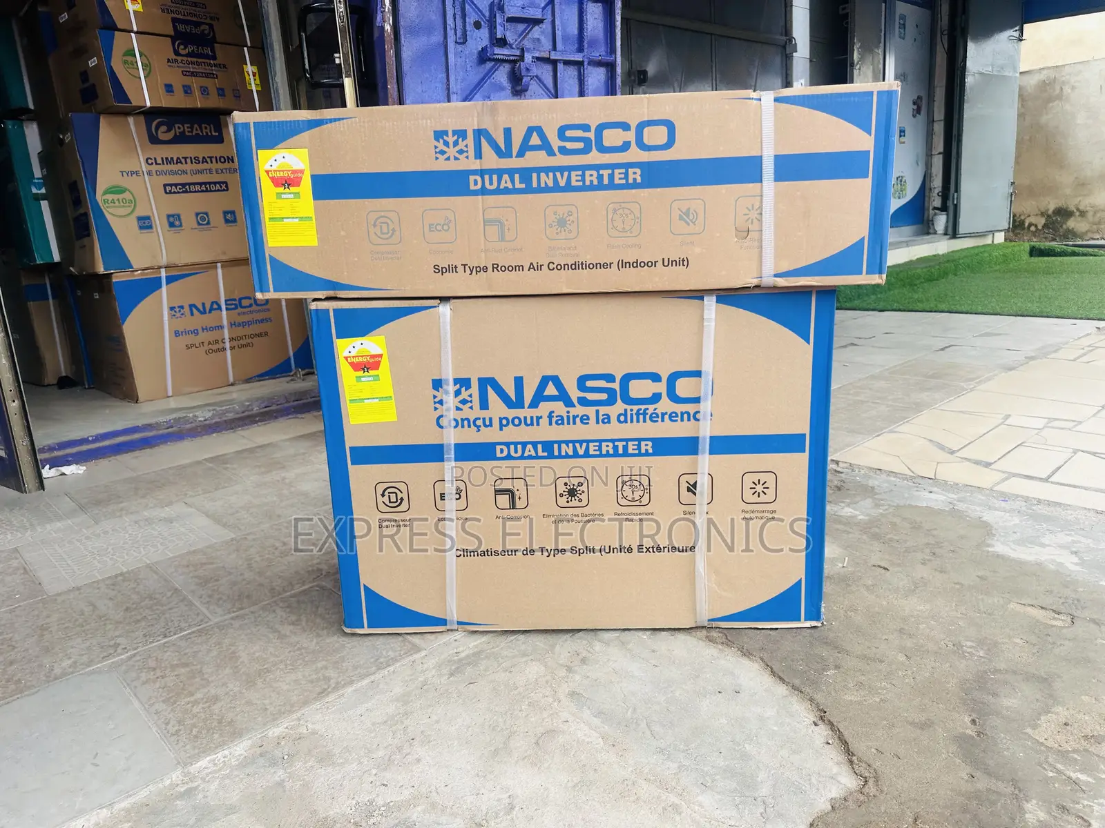 One Remote Control Nasco Nasco 2hp Split R410 Gas