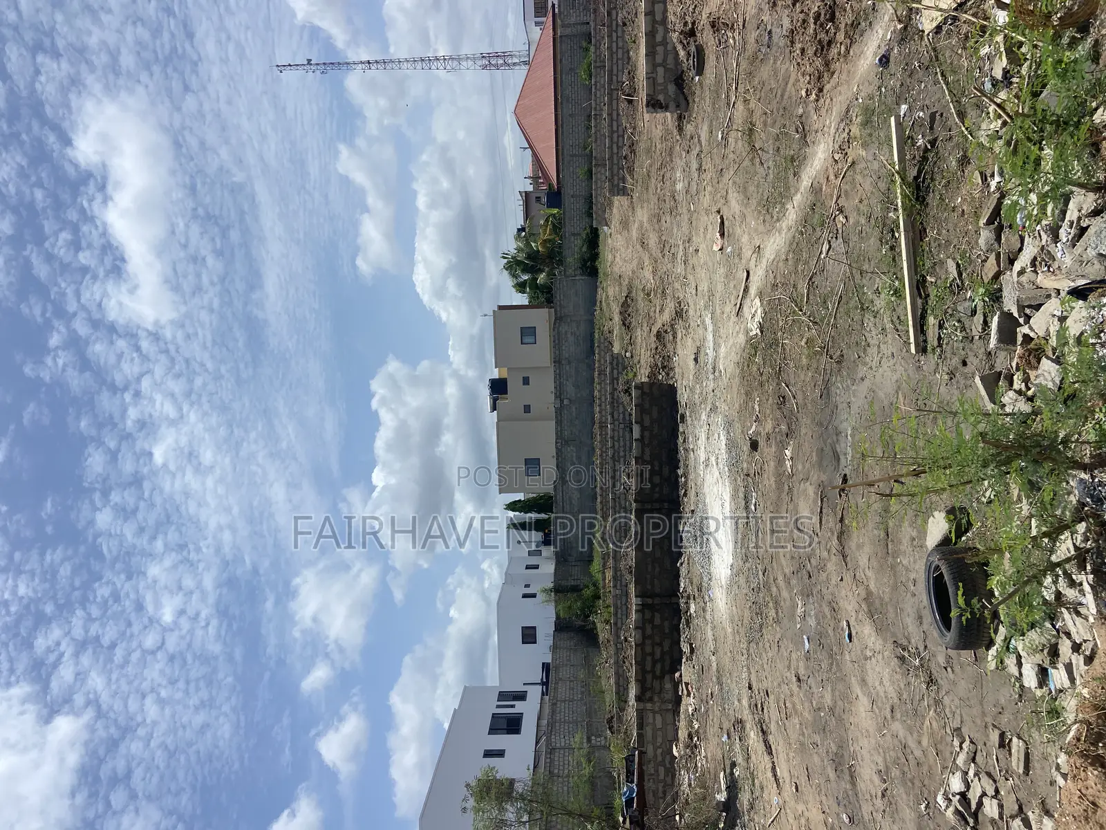 Half Plot of Land for Sale at East Airport (Titled Land)