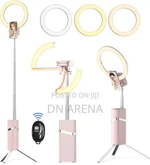 Portable Foldable Ring Light With W