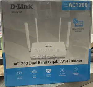 Dlink Ac1200 Dual-Band Gigabit Router Dir-825m