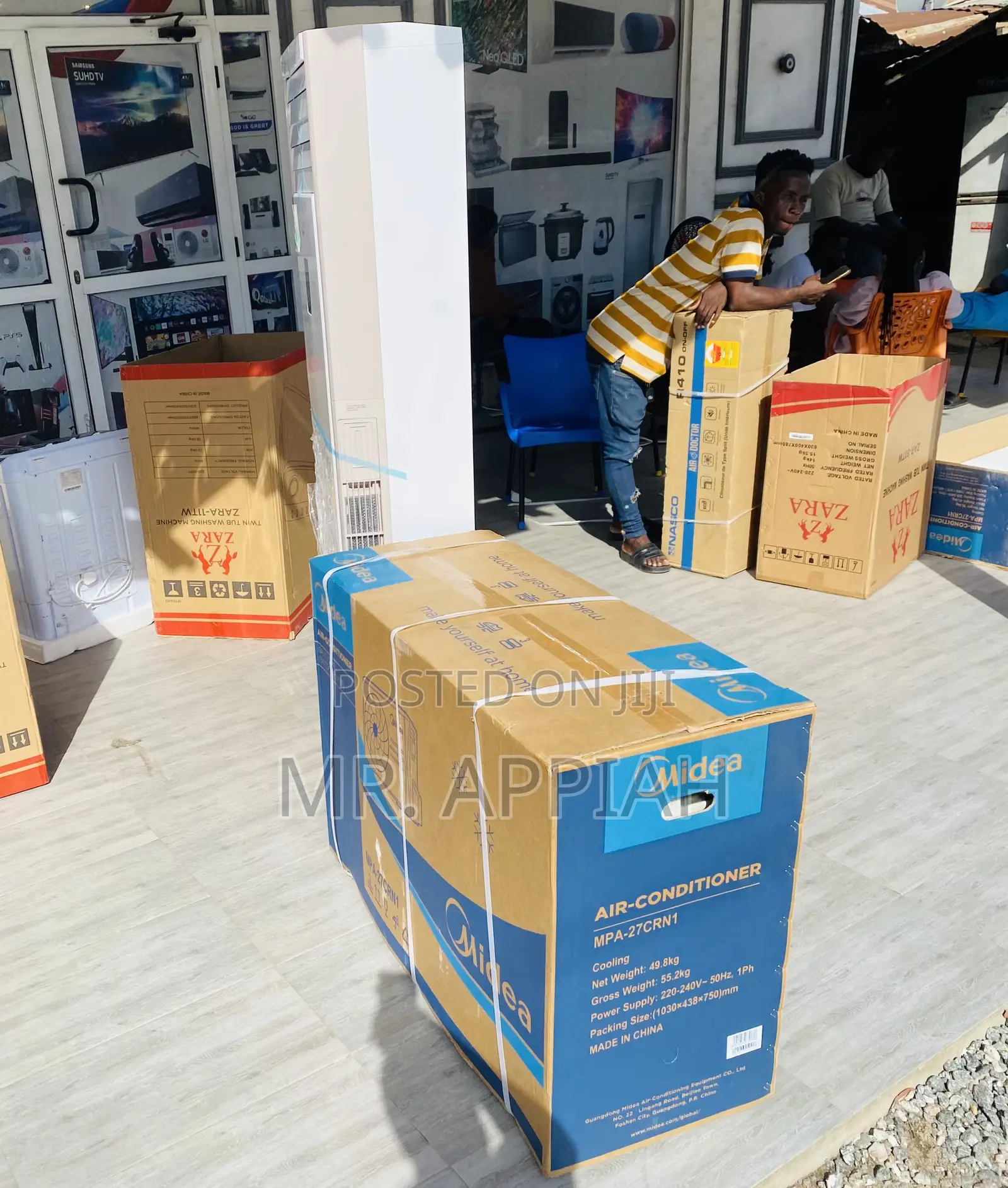 Extremely Chilling Midea 3.0hp Floor Standing Ac(R410).