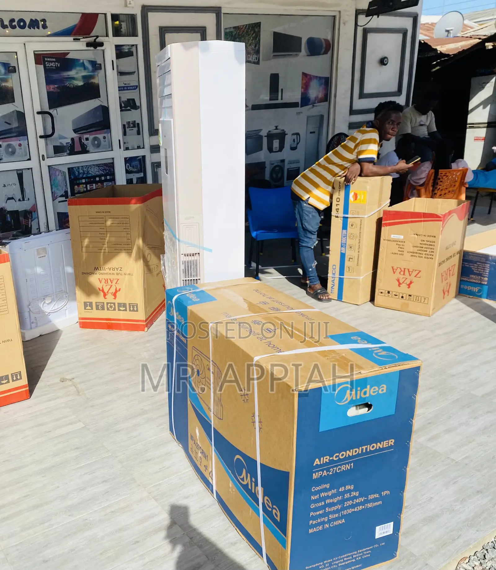 Midea 3.0hp Floor Standing Air Conditioner(R410)White.