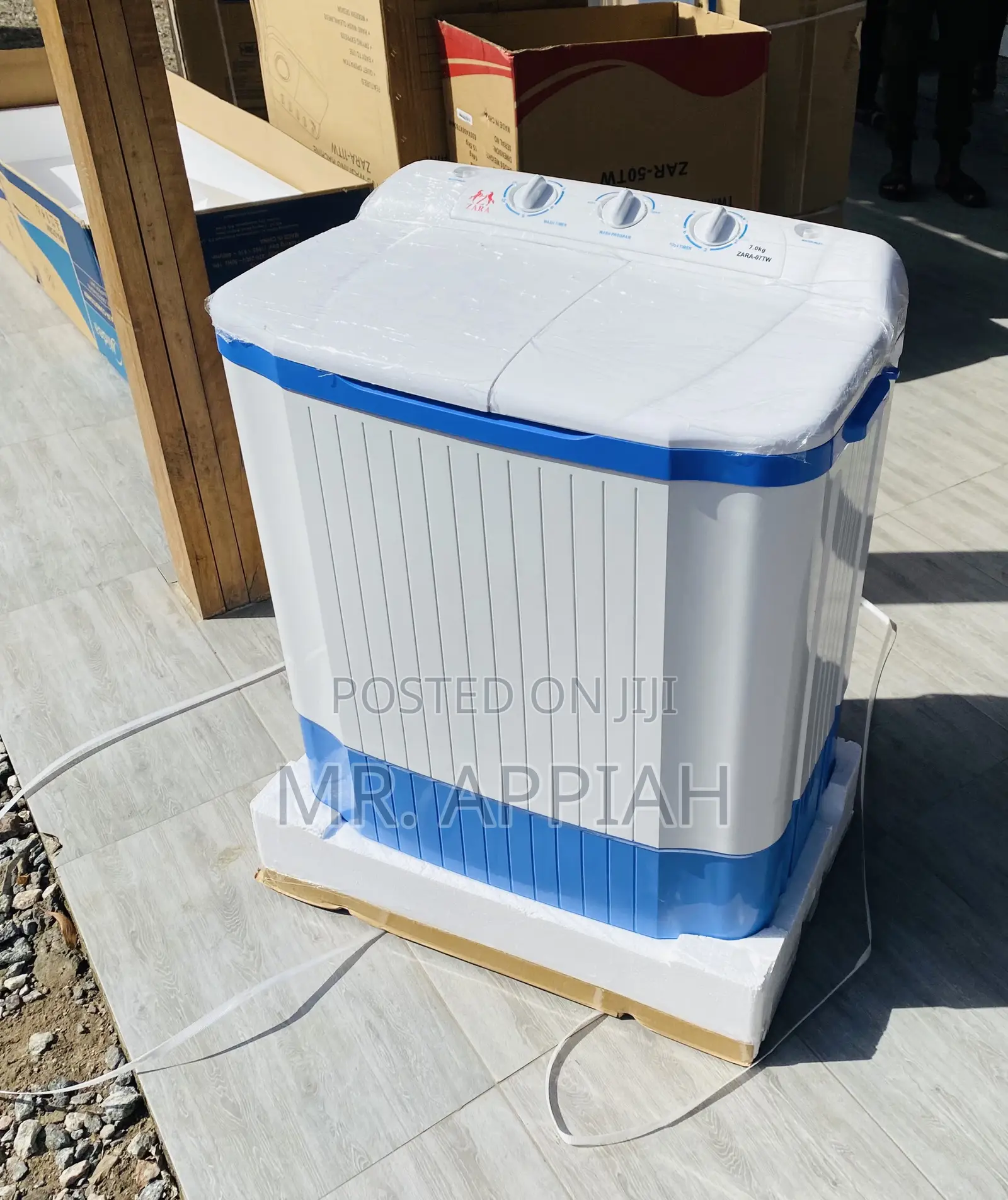 Purchase Zara 7kg Top Load Washing Machine + Spin/Dry.