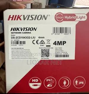 4 Mp Ip Smart Hybrid Light Fixed Bullet Network Camera