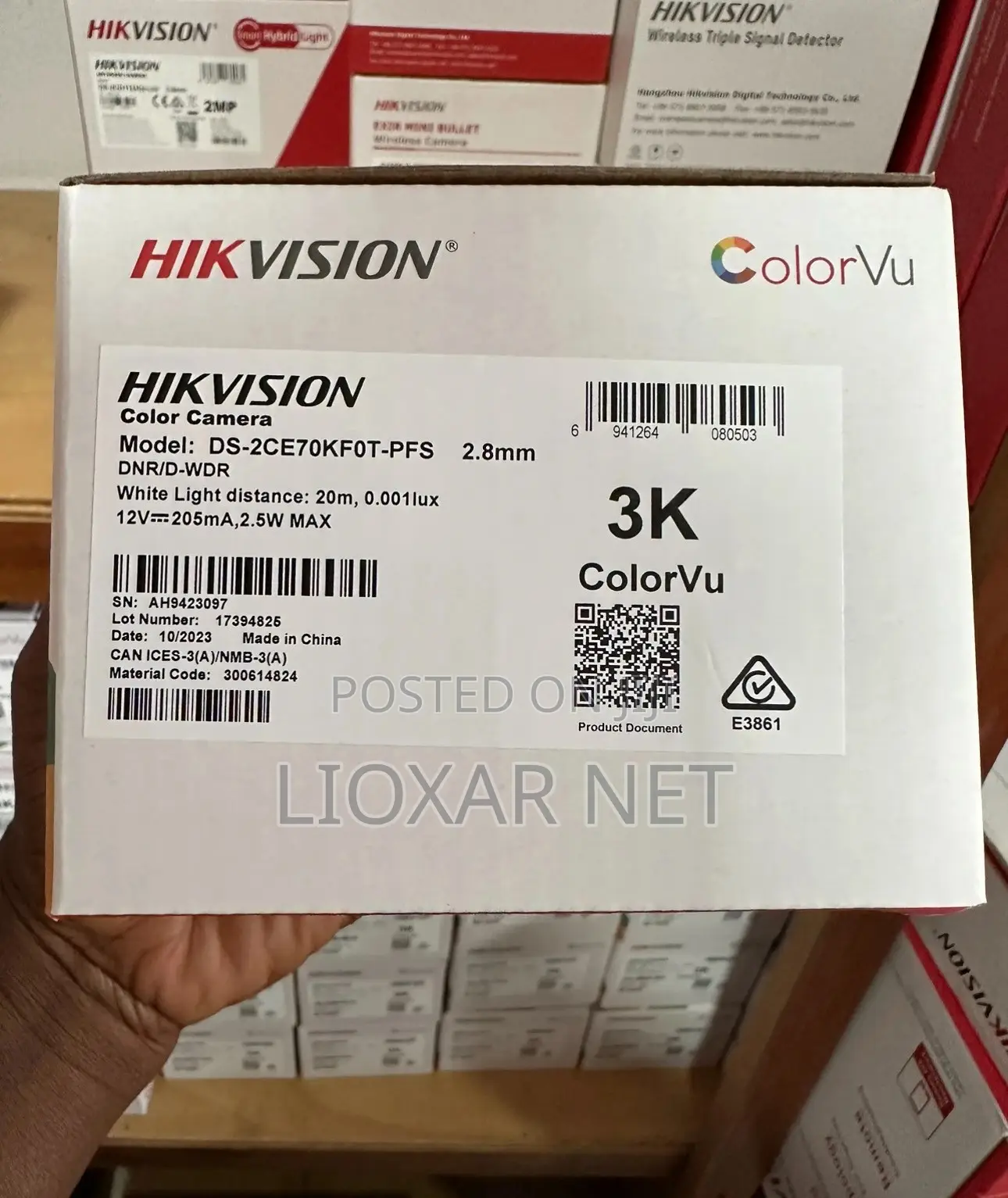 Colorvu Indoor Audio Fixed Turret Camera