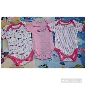 3 Pieces Bodysuits for Baby Girl 0 to 3months
