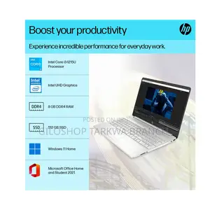 New Laptop HP 15 8GB Intel Core I3 SSD 512GB