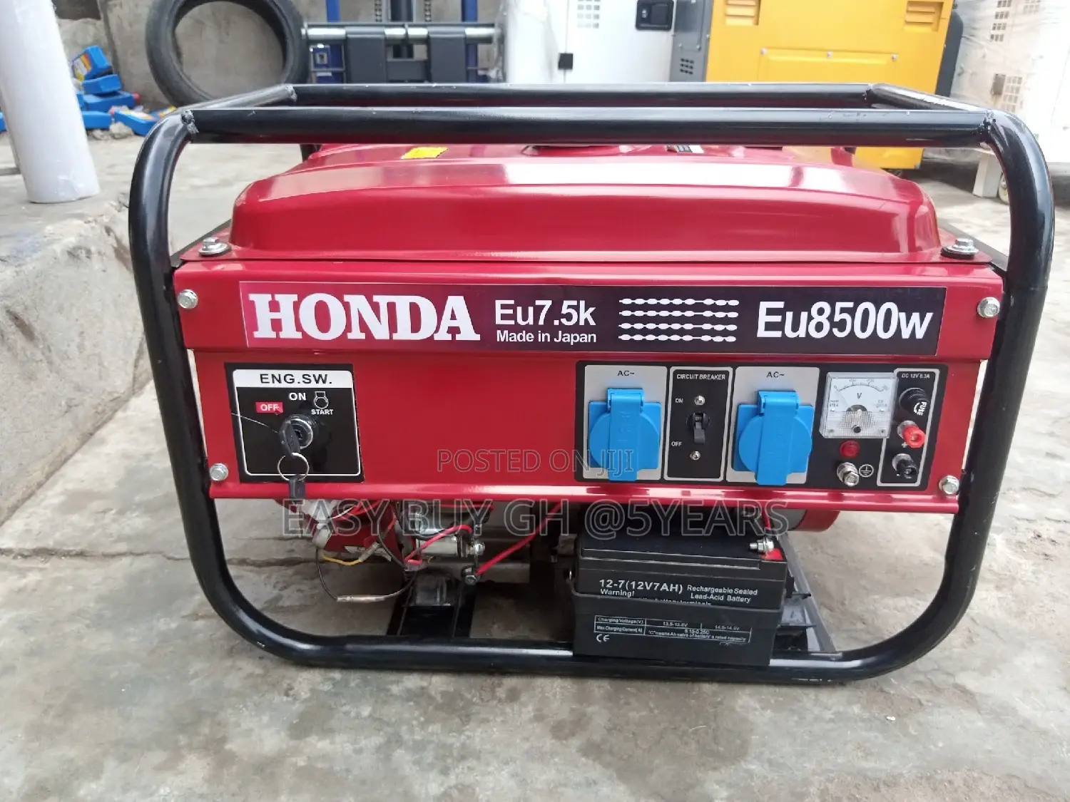 Original Honda 7.5kva Generator Keystart