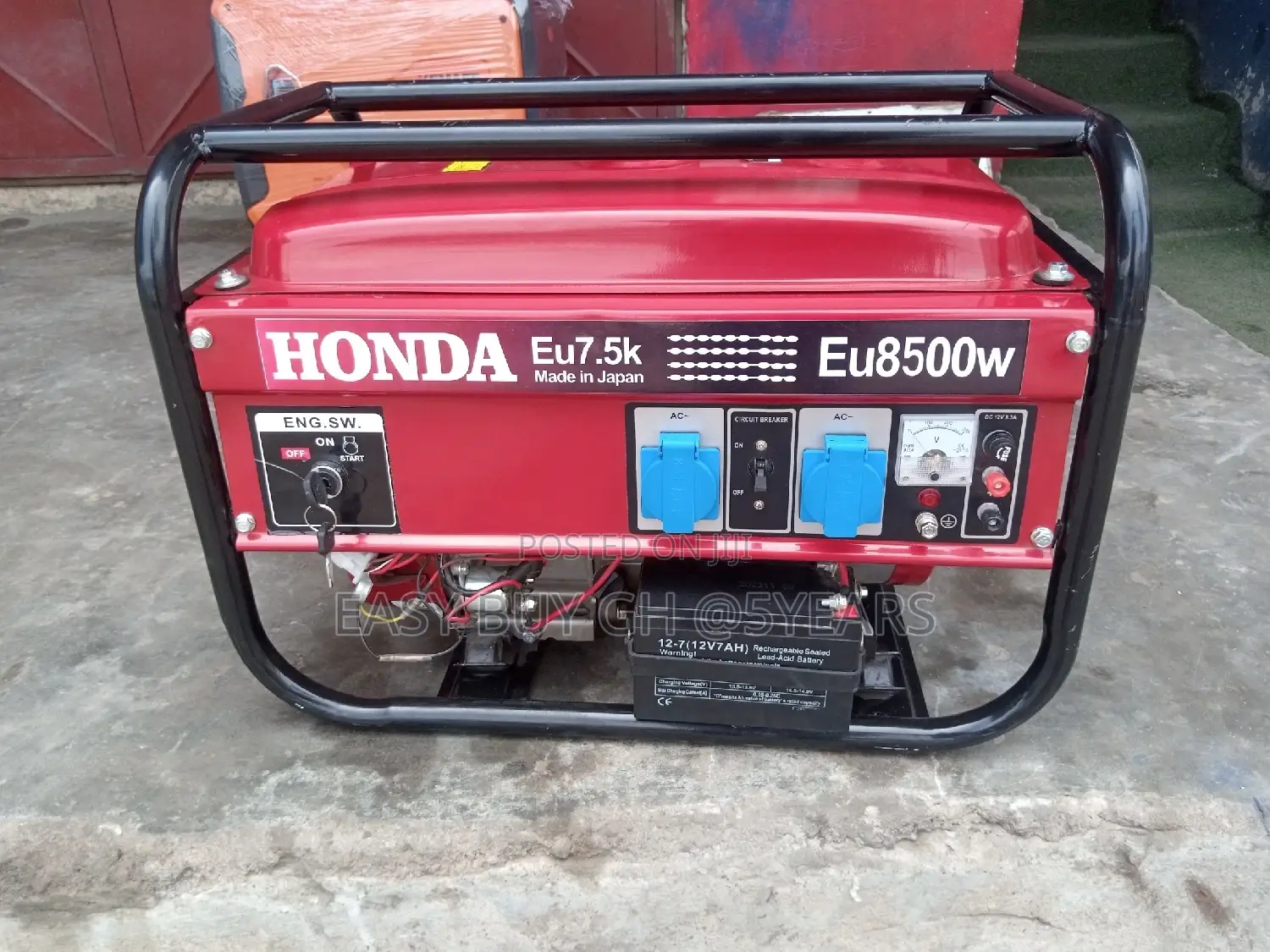 Honda 7.5kva Generator Key Start Generator