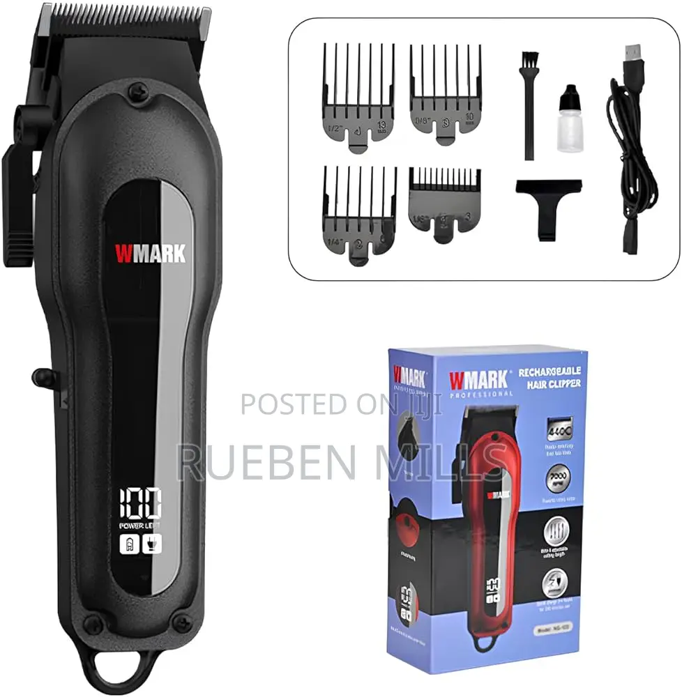 High Quality Wmark All Metal Hair Clipper Barbering Machine