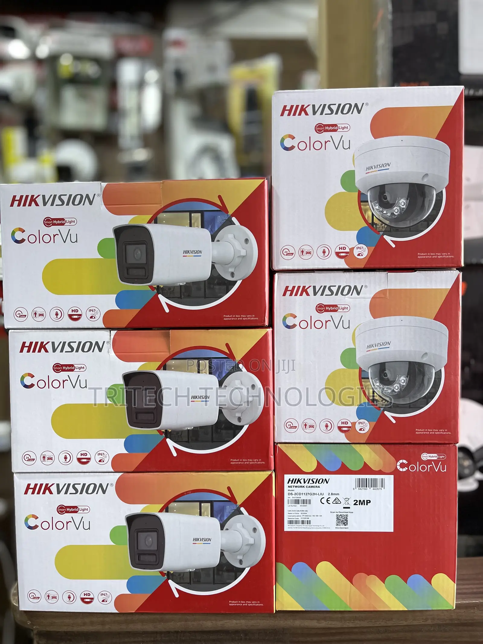 Hikvision Ds-2cd1027g2h-Liu 2mp With Audio Colorvu Ip Camera