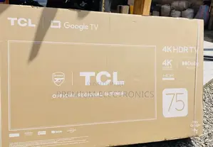 Dolby Audio, Ok Google, Voice Control Tcl 75" Uhd 75p6k