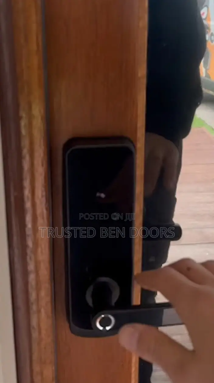 Advance Biometric Smart Door Lock For Security+Wooden Doors