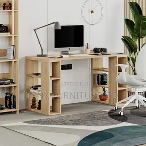 Computer Desk(Built-in Bookcase)
