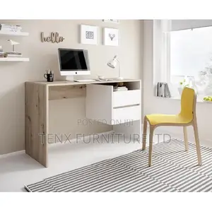 Computer Desk /Oak/White