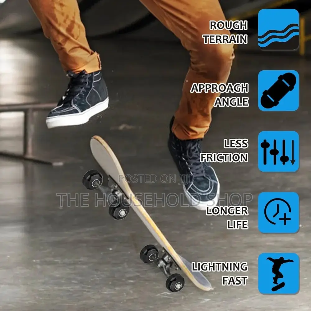 Skateboard Wheels With Free Bearings