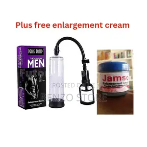 Penis Enlargement Pump Plus Free Enlargement Cream