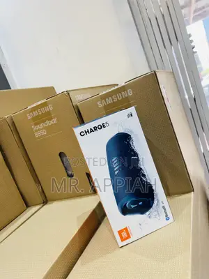 JBL Charge 5 Portable Speaker With Built-in Power Bank.