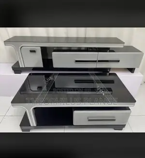 Modern Center Table and Tv Stand Set