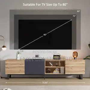 TV Stand (Open Shelves)