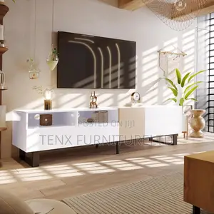 Tv Stand ( 3 Hidden Storage Spaces )