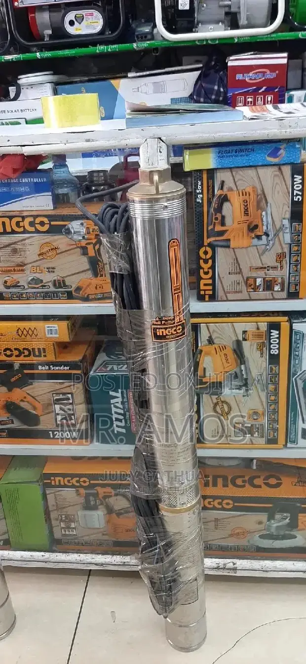 1.5hp Submersible Borehole Pump With 20m Cable - Dwp11001